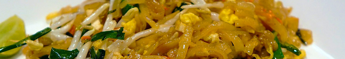 Eating Asian Fusion Thai at Montri Thai Fine Cuisine restaurant in Warrenville, IL.